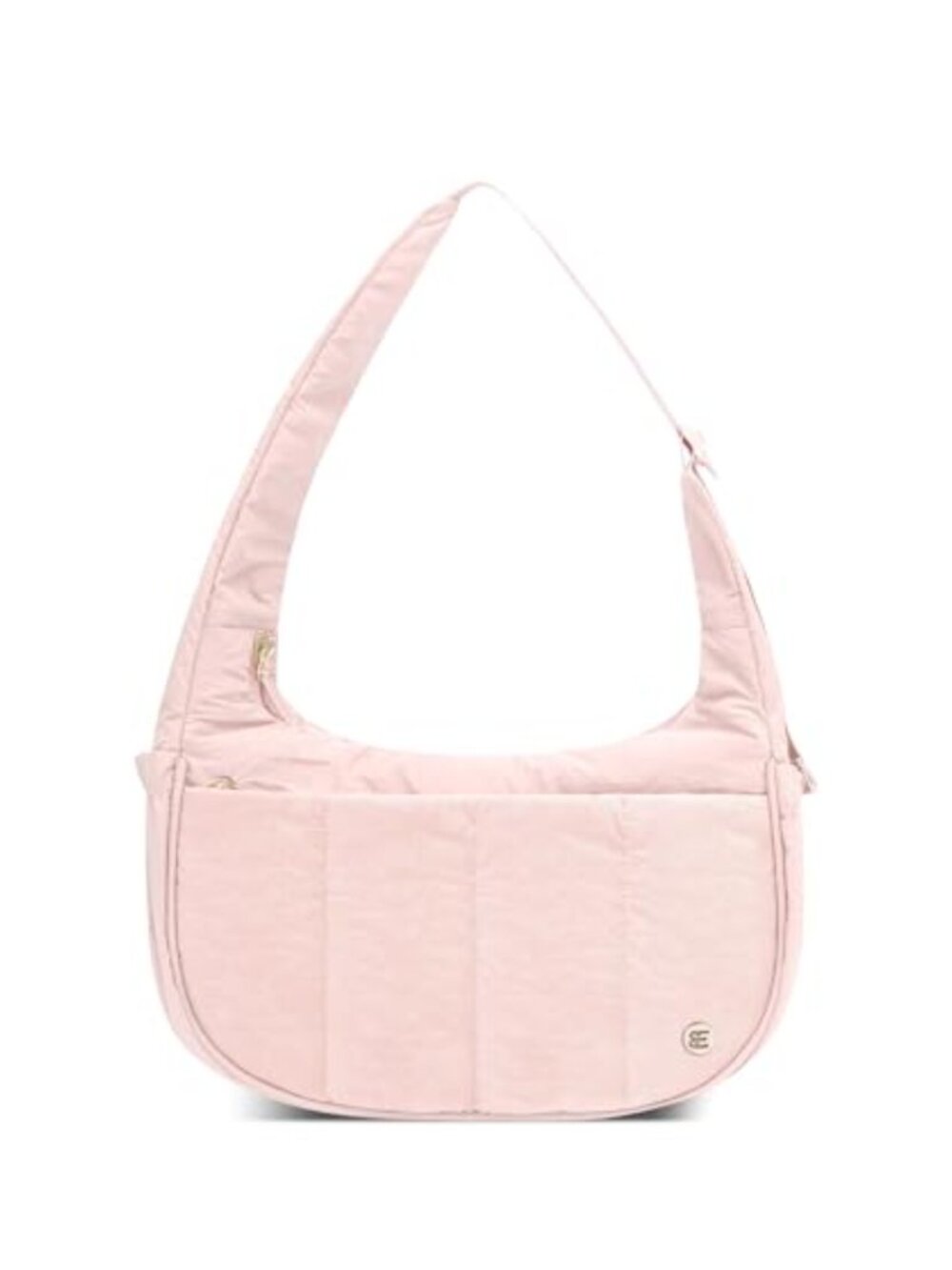 Small Puffer Crescent Shoulder Bag Hobo Handbag Water-Repellent